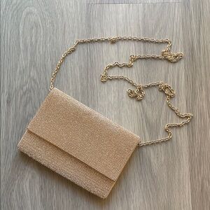 Aldo Gold Chain Wristlet Clutch